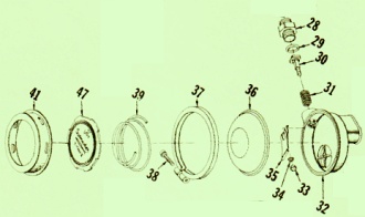 2. Stufe des R12, Explosionszeichnung