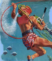 Luftversorgung durch Kompressor an der Oberfl�che