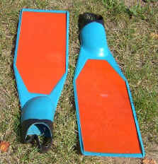 Wettkampf-Flossen (Eigenbau-Kleinserien-Fertigung)