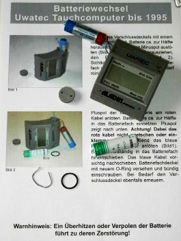 Batteriefach-Öffner für Tauchcomputer